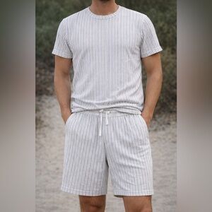 Primark Men’s Striped Lounge Pajama Set